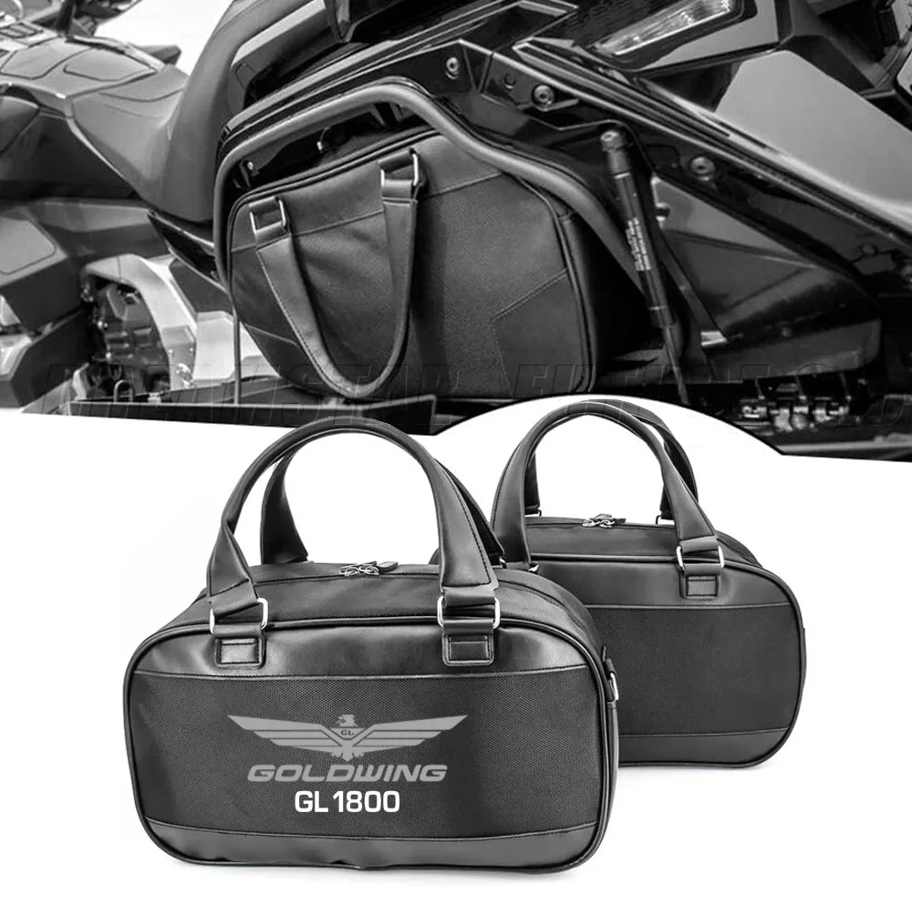 

For Goldwing 1800 2018-2023 Gold Wing GL1800 2002-2017 Motorcycle Trunk Saddlebag Saddle bags Liner Set Inner Bag Side Case