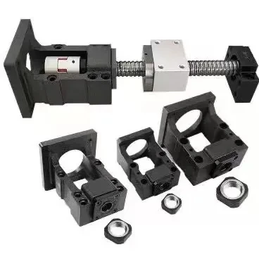 

Best Value Ball Screw Combination Pack with 2 Nuts BK15 BF15 for numerical control upgrade