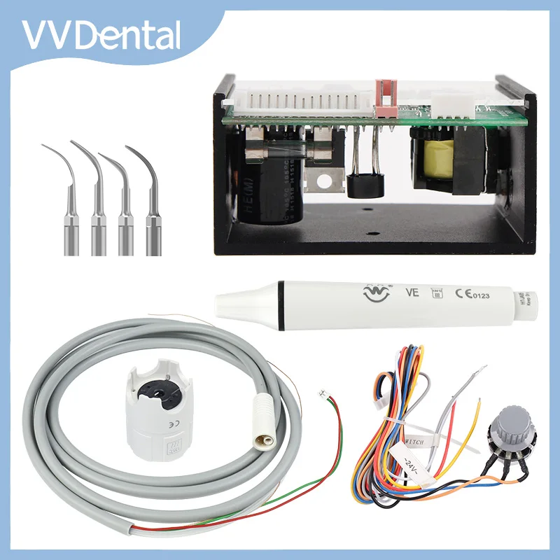 Dental Built in Ultrasonic Scaler Compatible with Woodpecker/ EMS Scaling Tips Teeth Cleaning Whitening Tools For Dental Clinic