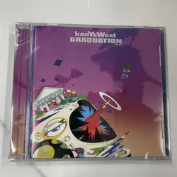 Classic Kanye West Music CD Ye Graduation Album Cosplay Disc CD Car Walkman Soundtracks Box Collection Gifts Party Music