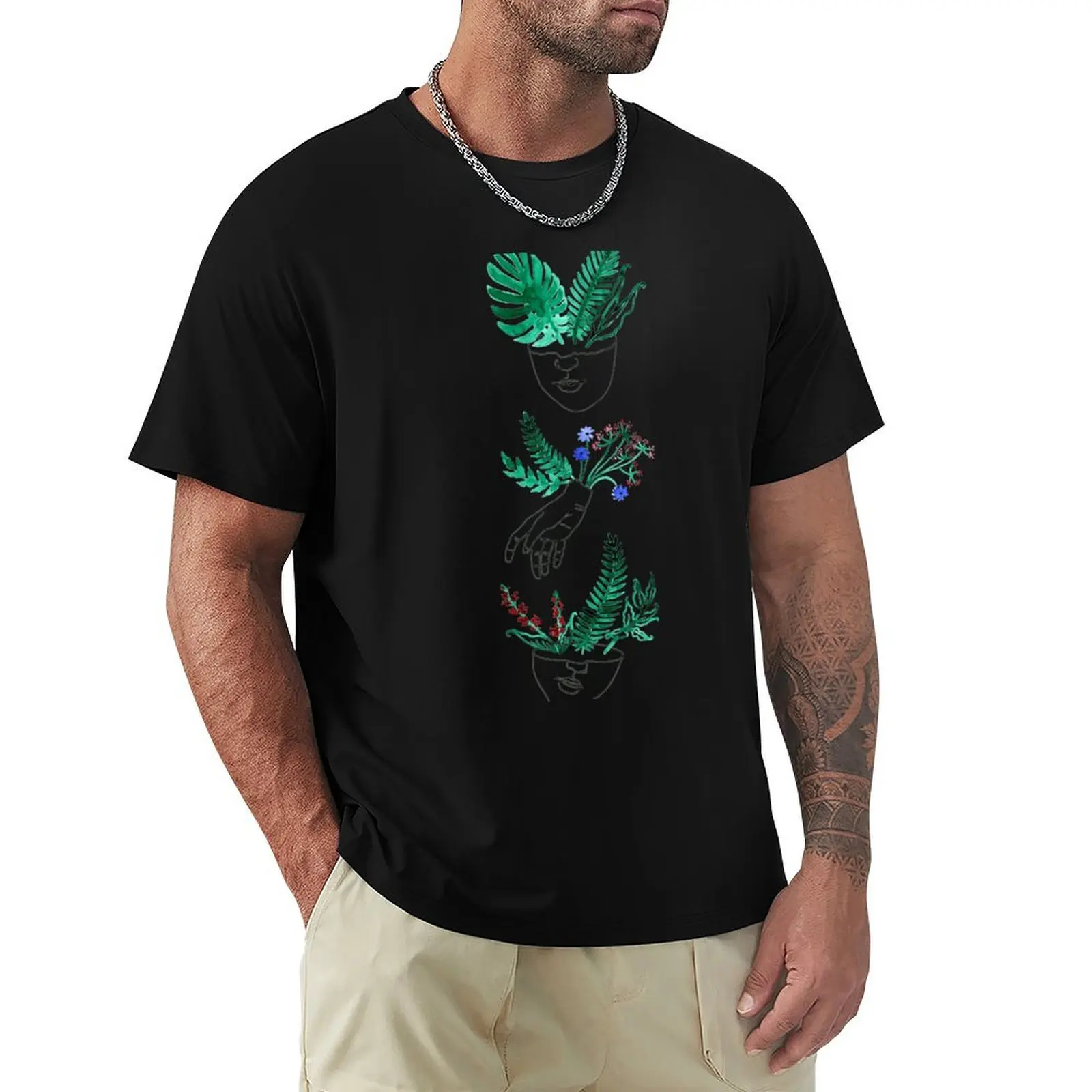 Camiseta Flora y Fauna con protección UV para exteriores
