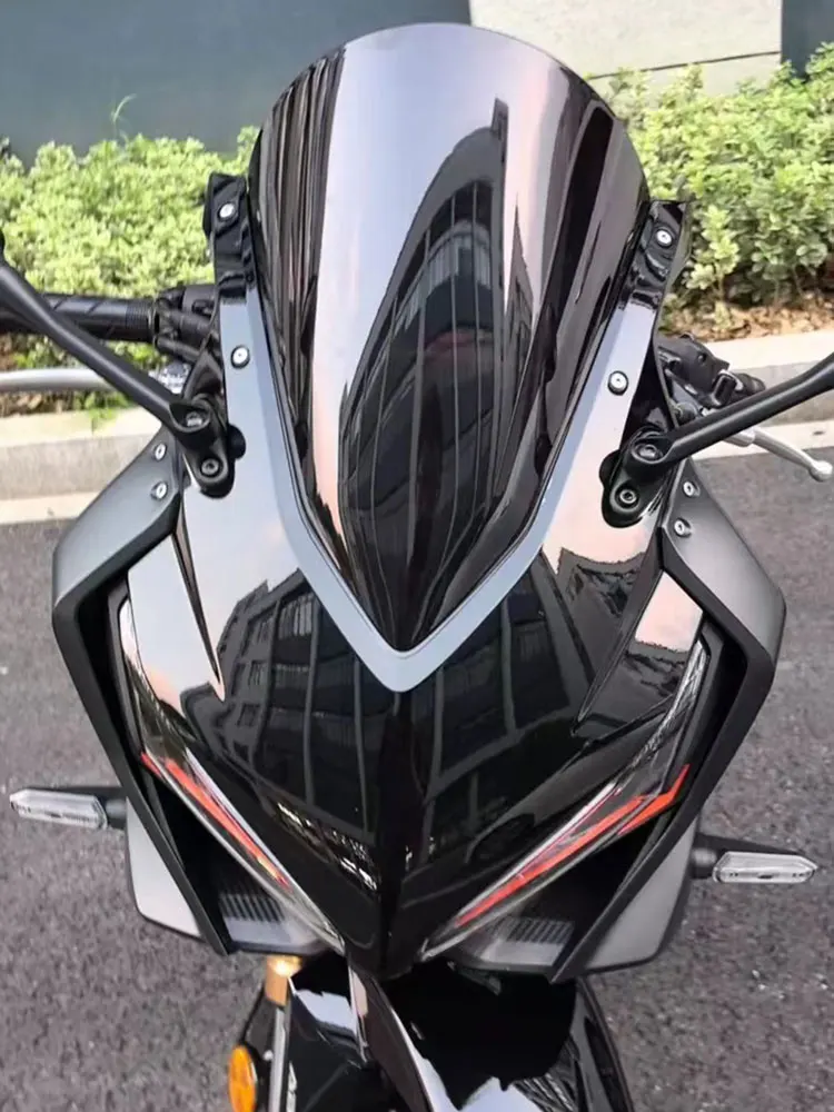 

Fit For Honda CBR650R 2024 2025 CBR 650R Motorcycle Windscreen Double Bubble Windshield Screen Wind Deflectors Accessories Smoke