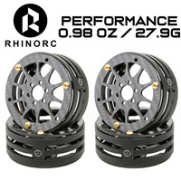 RhinoRC 2.2 inch Narrow Carbon Fiber Aluminum Pro LightWeight RC Car Crawler Wheel Pro Shafty MOA