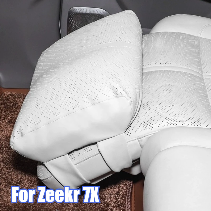 

Для Zeekr 7X 2025 2026 2024, задняя подставка для ног, удлинитель, увеличивающие рост подушки, защитная накладка, кожаные автомобильные аксессуары