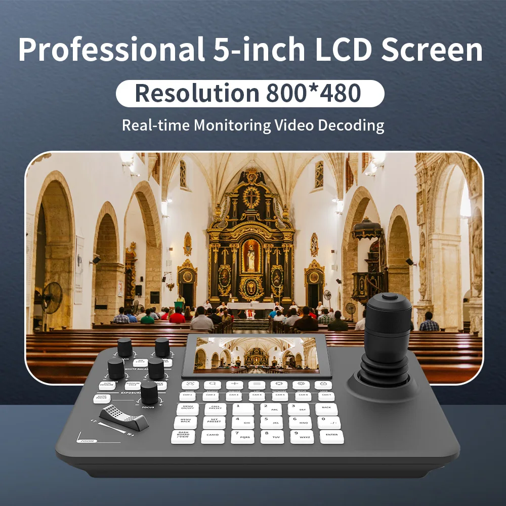 4D Network NDI PTZ Keyboard Controller 5 