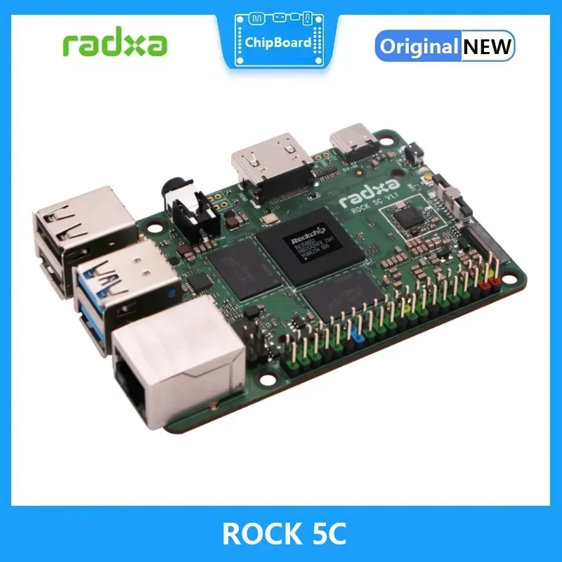 Radxa ROCK 5C RK3588S2 Wifi6 dan BT5 Performa Tinggi Sebagai gantinya Raspberry Pi
