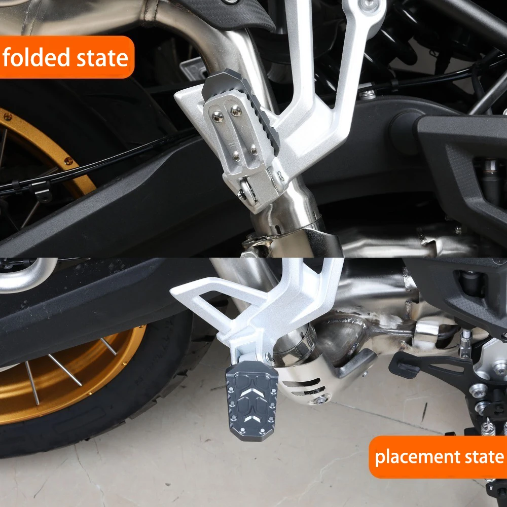 Suitable for VOGE motorcycle DS525X modified with foot pedal enlarged pad, anti-skid brake, passenger tripod enlarged seat