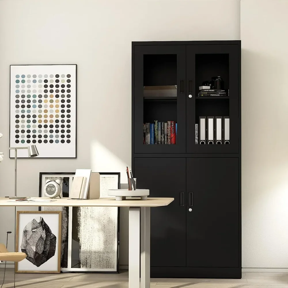 Storage Cabinet with Doors and Shelves,71