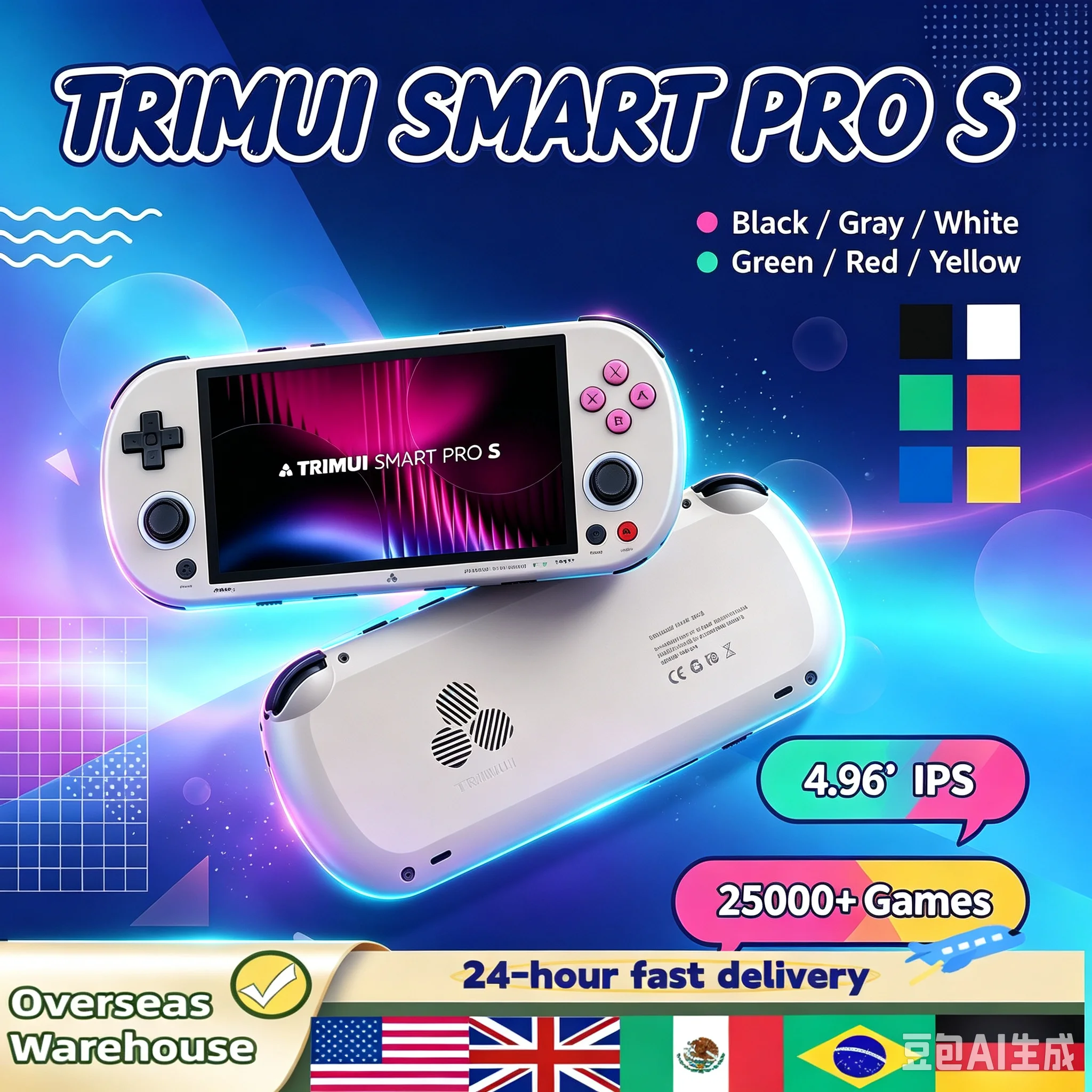 Gaming Console Chinese - Trimui Smart Pro S Handheld Game