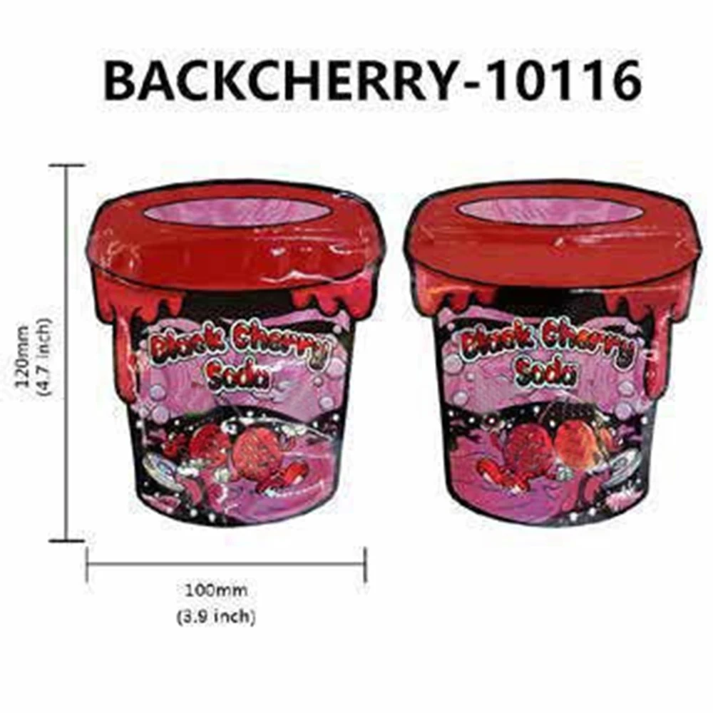 3.5 Gram Display Die Cut Irregular Pack Box Set With 3.5g Plastic Mylar Bag Storage Packaging Paper Pouch Kit Case Combo Package