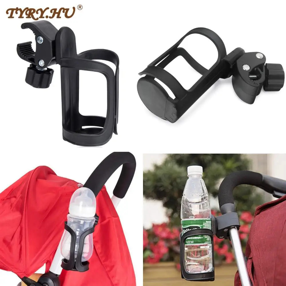 

New Baby Stroller Cup Holder Rack Bottle Universal 360 Rotatable Cup Holder for Pram Stroller Carrying Case Milk Bottle Cart