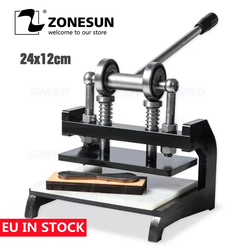 ZONESUN DM-2412N Leather Die Cutting Machine Handmade Earring Die Cuts Pressing Machine For Punching Clicker Die Steel Rule Die