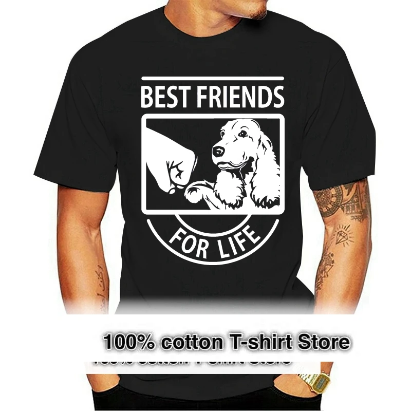 Brand Men Shirt Cocker Spaniel Best Friend T-shirt