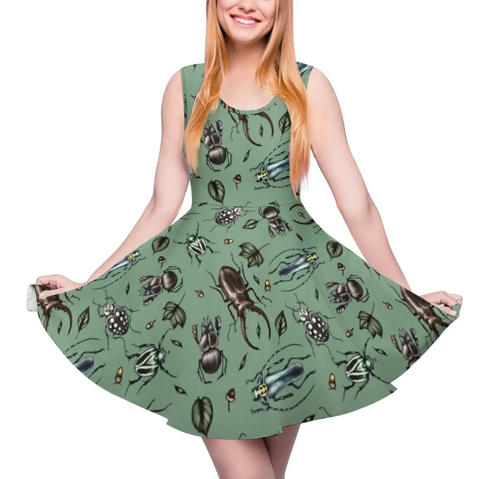 

Colored beetle pattern - Insect collection Sleeveless Dress Bride dresses clothing women summer 2024 women"s fashion dresses