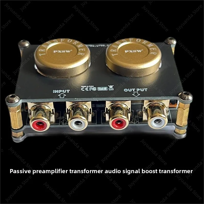av103-audio-isolator-step-up-transformer-passive-preamp-1-3-gain-hifi-audio-signal-booster-improve-sound-quality