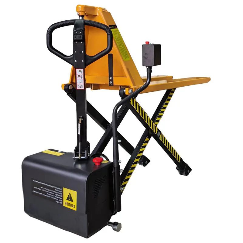 High-lift truck Warehouse shelf loading and unloading Heavy cargo handling Semi-electric high-lift truck