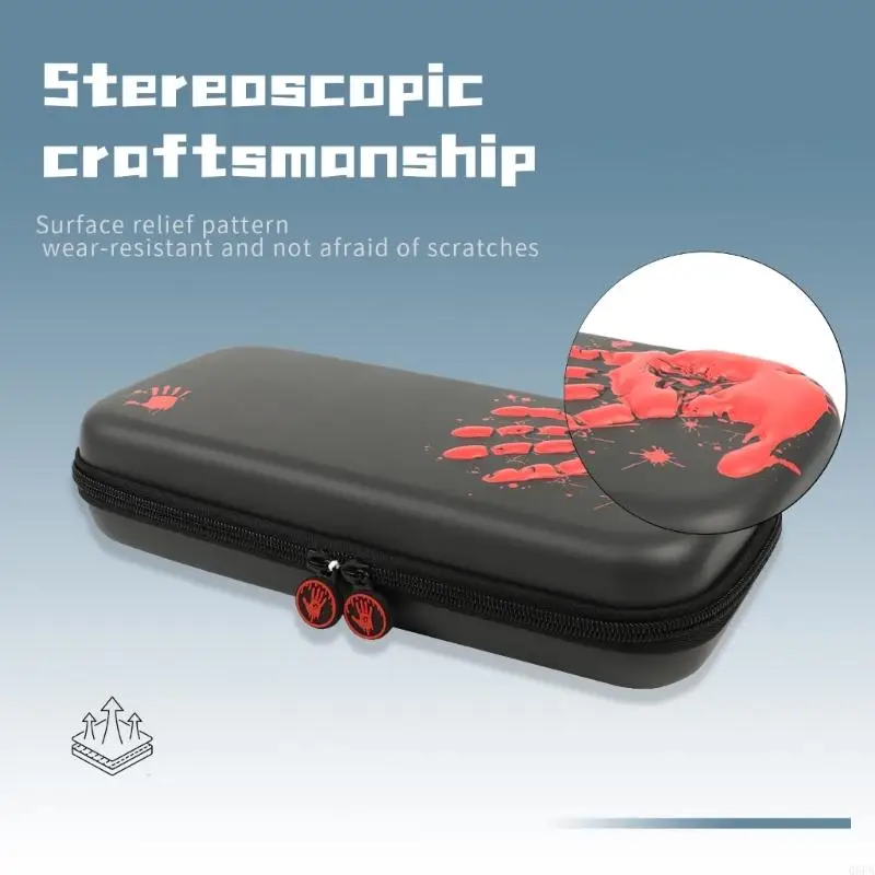 Kotak penyimpanan kapasitas besar untuk konsol game sw2 membawa kantong organisasi mudah