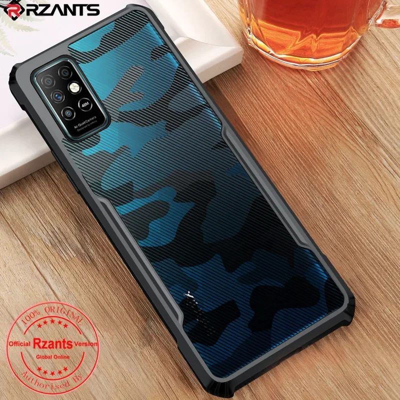 For Infinix Note8i Case PC+TPU Camouflage Shockproof Armor Airbag Back Cover Shell For Infinix Note 8i чехол Rzants