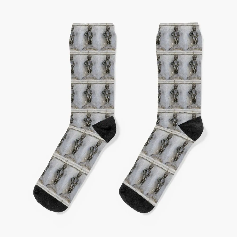 Manneken Pis Brussels Professional Photo HD Socks Nordic Socks Cycling Socks