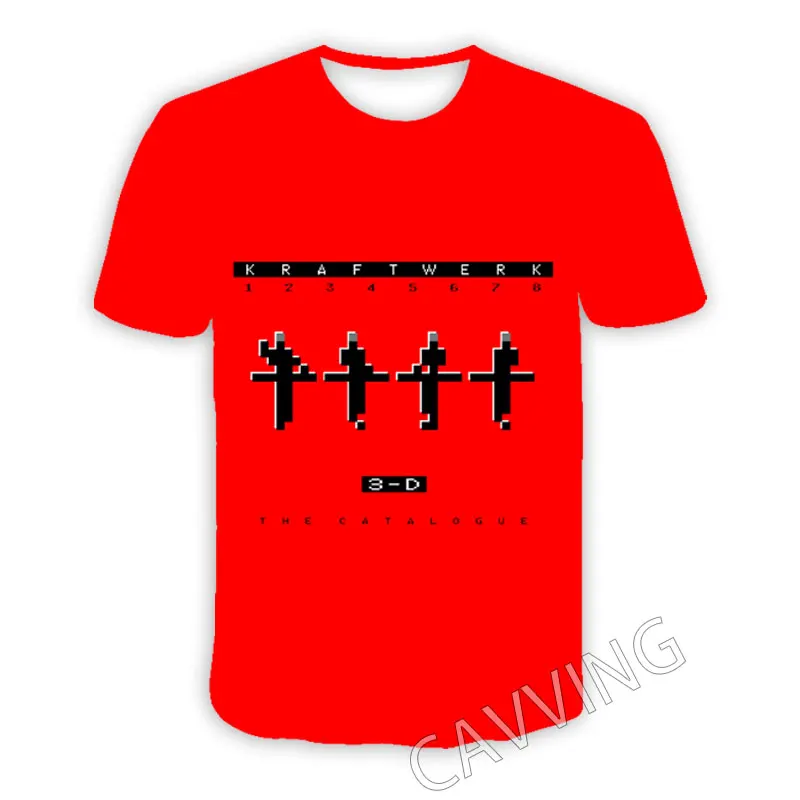 New Fashion Women/Men's 3D Print  Kraftwerk  Rock Casual T-shirts  Hip Hop Tshirts Harajuku Styles Tops Clothing