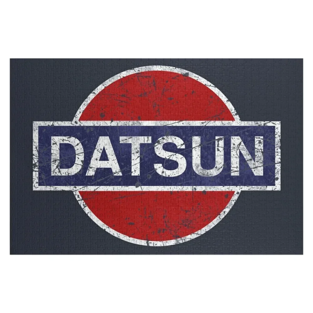 Datsun-ヴィンテージの車のジグソーパズル,木製の箱,クリスマスプレゼント,パーソナライズされた赤ちゃんのオブジェクト