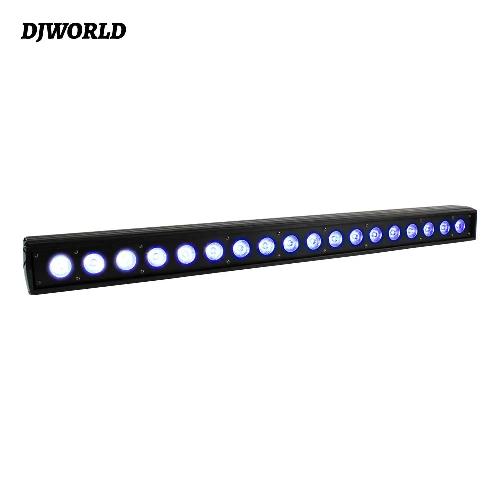 4PCS 18x18W RGBW 6in1 Indoor Led Wall Light Wash Light DMX Line Bar Wash Stage Light For DJ Disco Bar Party Horse Race Lamp