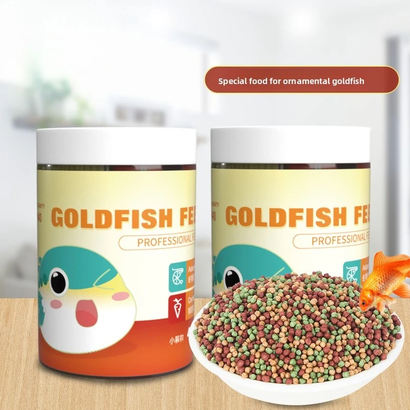 

JONSANTY Goldfish and Koi Fish Food - Small Floating Pellets for Pond and Aquarium, All-Purpose Diet