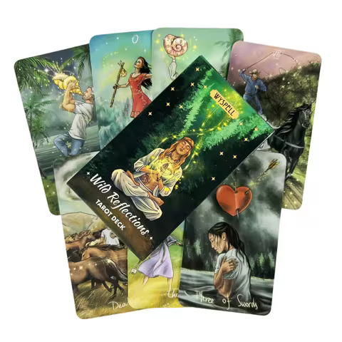 Wild Reflections Tarot Deck Cards A 78 Deck Oracle English Visions Divination Edition Borad Playing Games