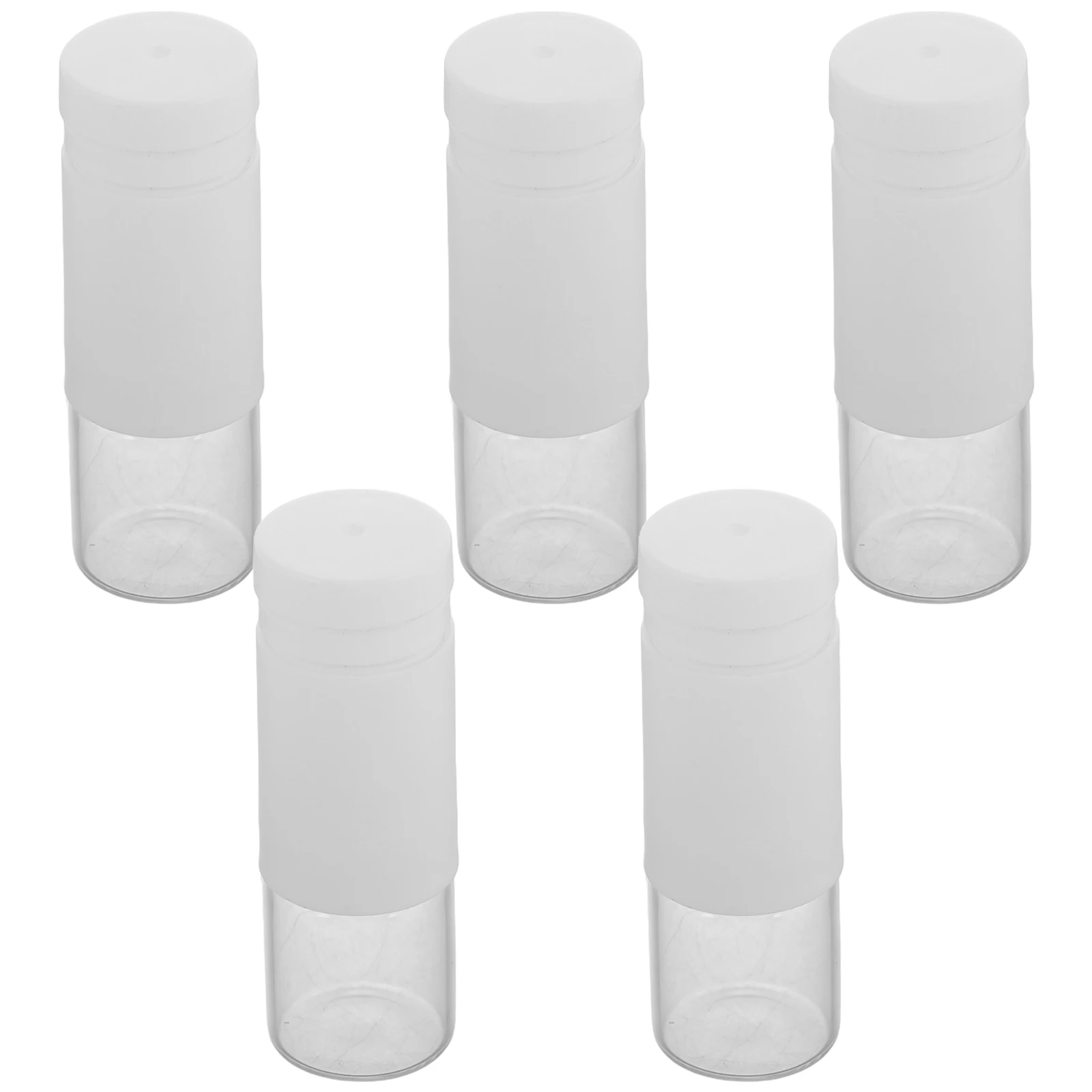 5 قطعة حاويات كريم الأساس للسفر زجاجات إعادة الملء ذات الغرفة المزدوجة لفصل زيت الماء والعناية بالبشرة وغسول جوهر السائل #5