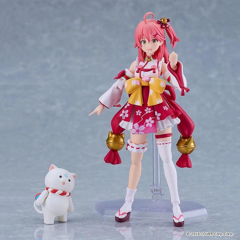 Figma original de Hololive Max Factory # 641/642 Sakura Miko Hoshimachi Suisei Figura de ação genuína modelo colecionável boneca presentes brinquedo