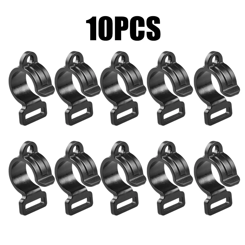 

10pcs Tent Hooks Black C Shaped Camping Canopy Climbing Fishing Hiking Outdoor Activities Plastic Hot New Practical