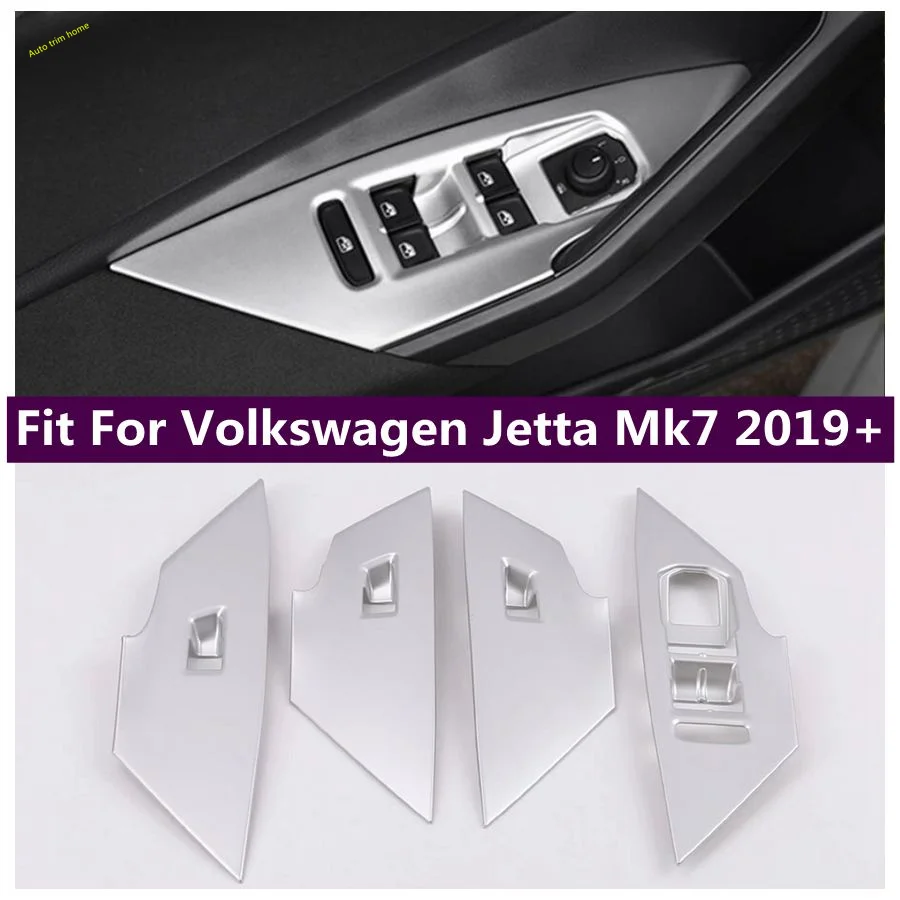 

Car Accessories For Volkswagen Jetta Mk7 2019 - 2022 Door Armrest Handle Holder Window Lift Button Cover Trim Switch Open Close