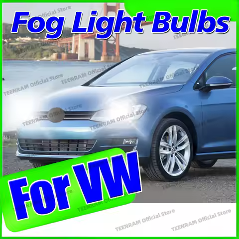 2x LED Fog Light Bulbs H8 H11 6000K Lamp For VW Beetle CC Jetta Passat B7 B8 Polo 6R MK6 Scirocco mk3 Sharan 7N Tiguan 2016-2020