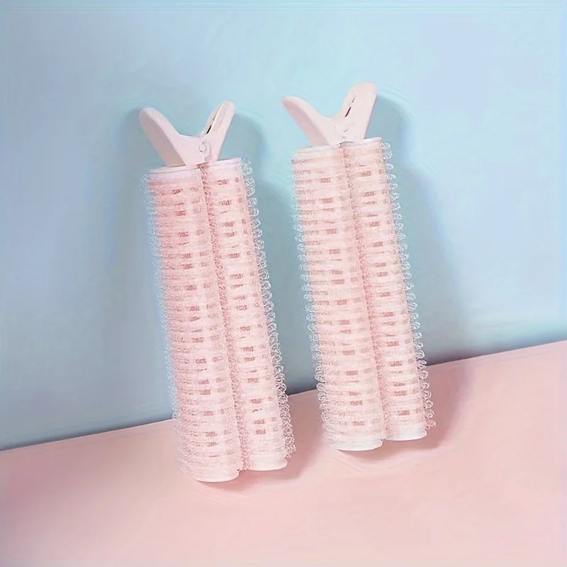 2Pcs Bangs Hair Rollers Hair Root Fluffy Hair Clips Hair Top Styling Curling Barrel Portable Korean Hair Pins Hair Accessories