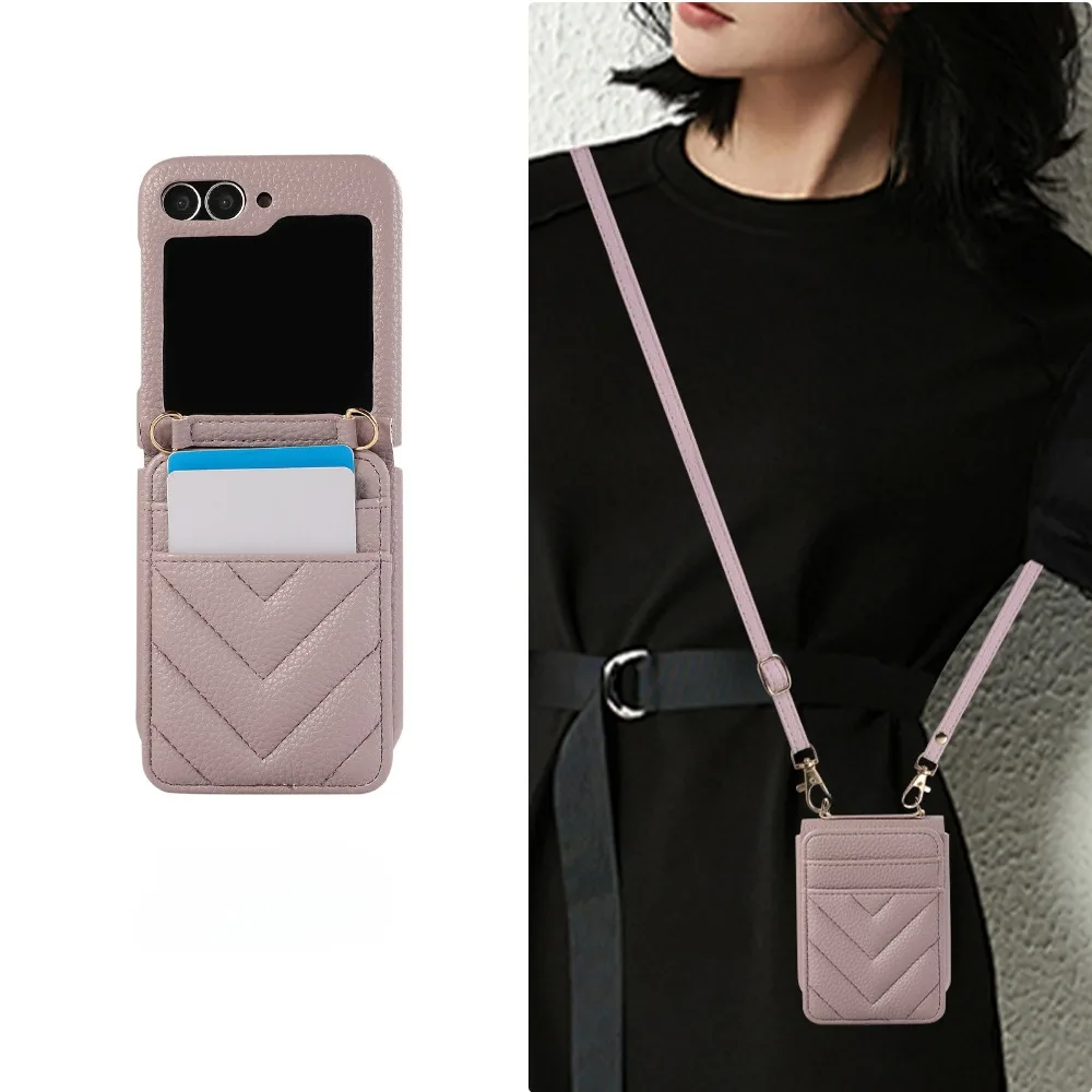 

Кожаный чехол-книжка для телефона Samsung Galaxy Z 6 5 4 3 Flip6 Flip5 Flip4 Flip3