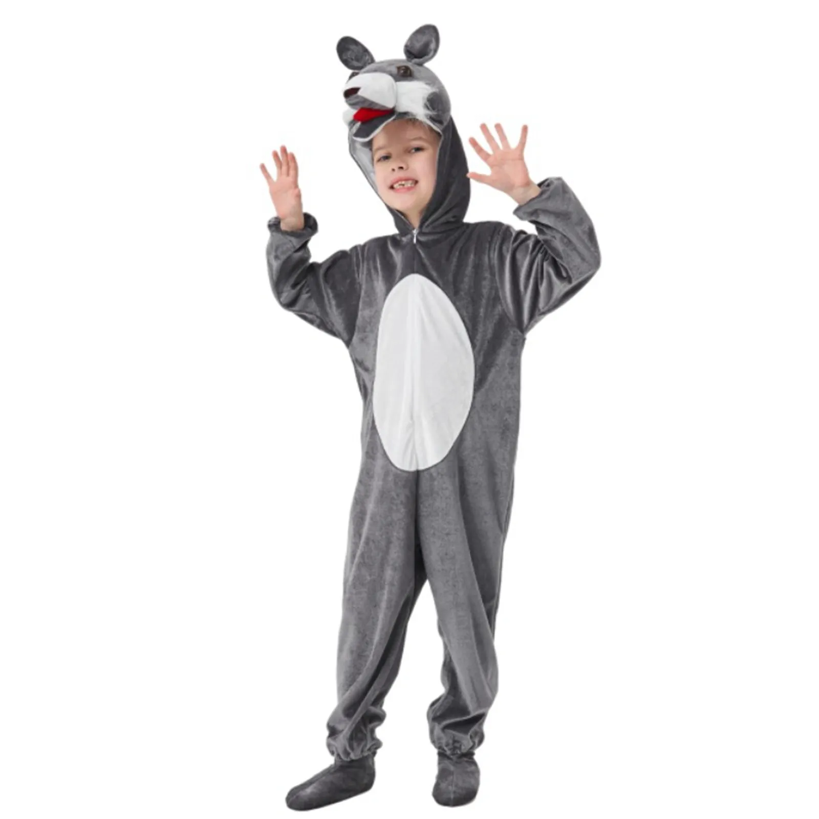 Children Jumpsuit Unicorn Onesies Pajamas Animal Tiger Wolf Costume Cartoon Anime Halloween Cosplay Costume Clothes for Kids