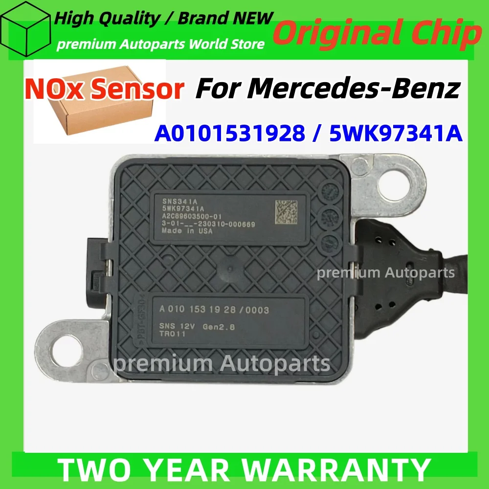 

High quality New 5WK97341A A0101531928 A0101530003 Nitrogen Oxide Sensor For Benz 12V A2C89603500-01