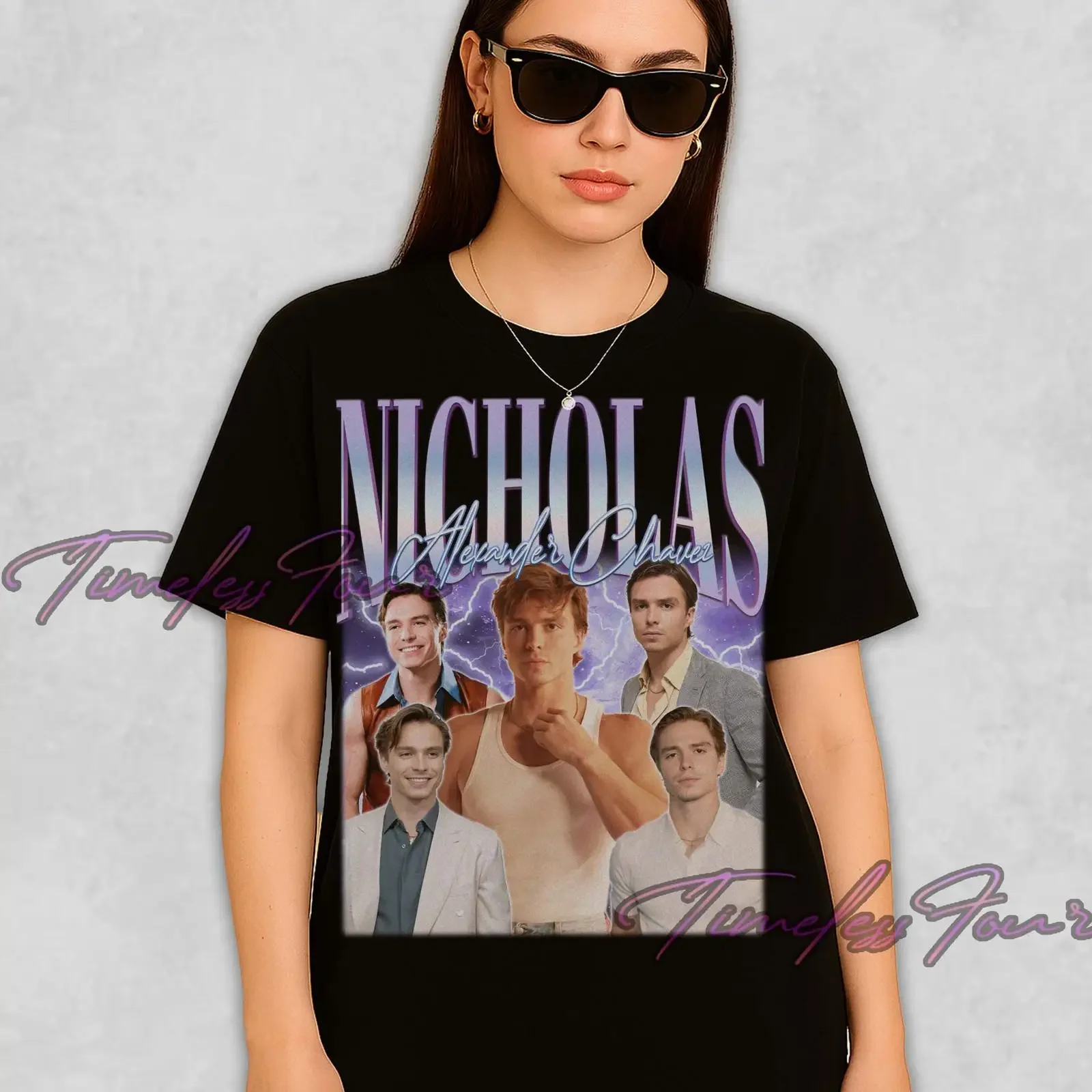 Vintage Nicholas Alexander Chavez Retro T Shirt 90s Bootleg Casual Fan Merch vintage Washed Unisex homme Slightly Breathable