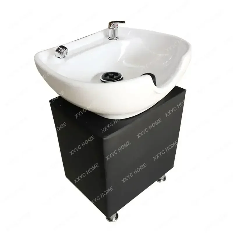 

Sitting Ceramic Plastic Shampoo Basin Bed Flush Pool Column Head Spa Shampo Chair Stylist Fumigation Behandelstoel Furniture