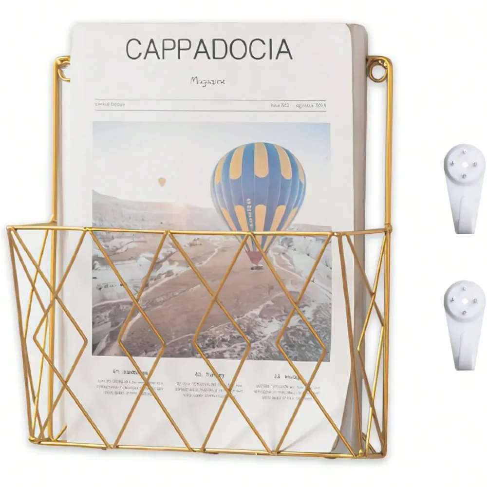 

Office StorageFile Organizer, Metal Wall File Holder, Magazine Rack, SpaceSaving Design, Home Office, Workspace, And Study Room