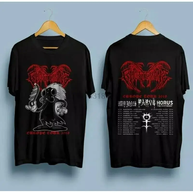 حار نادر Ghostemane جولة أوروبا 2019 تي شيرت S-5XL