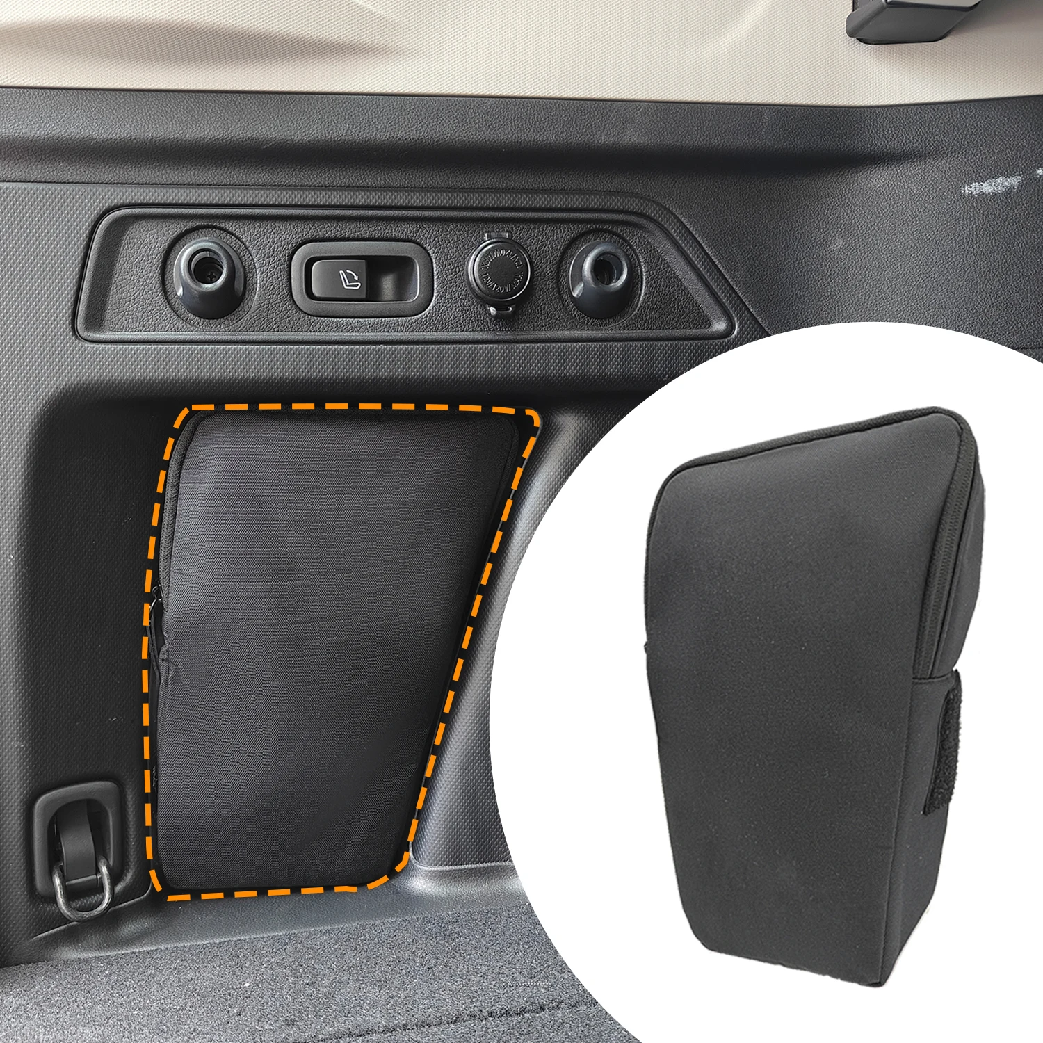 

Trunk Organizer Pocket Bag, Trunk Cubby Storage bag, Cargo side pocket For Subaru Forester SK 2024 2023 2022 2021 2020 2019 Left