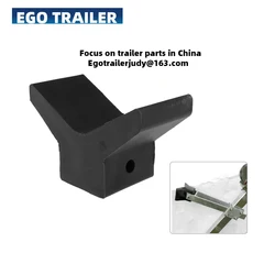 Egotrailer Zwart Rubber Boot Trailer Boog Stop V Blok Roller Rv Onderdelen Camper Caravan Accessoires