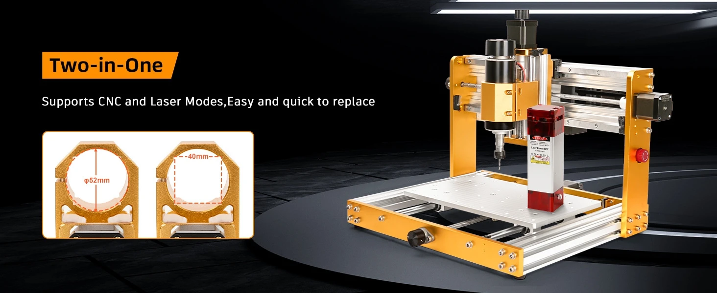 3018 PRO MAX CNC 3-Achsen-Holzgraviermaschine 500W Vollmetall-CNC-Fräsmaschine mit Offline-Funktion für MDF, PVC und Metallgravur und -schneiden – Detail 8