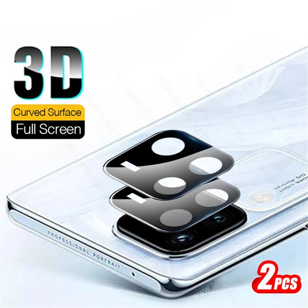 2 Stück Kamera Schutz glas für vivo v30pro v30 pro 5g Gehäuse 3d gebogenes gehärtetes Glas Linsen abdeckung vivov30 vivov30pro v2319 6.78"