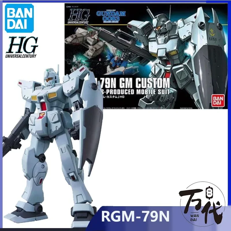 

Bandai HGUC 120 1/144 RGM-79N GM на заказ в сборе, комплект пластиковых моделей, экшн-игрушки, коллекция фигурок, подарки на Рождество