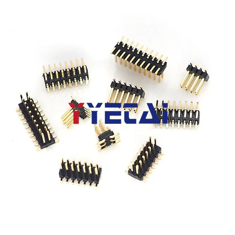 YYT SMD pin header 1.27MM SMD  2*3/4/5/6/7/8/10/12/15/20/40P/50P pin header 1.27 socket