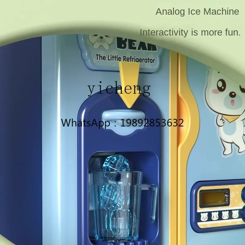 AH Playhouse Set Frigorifero per bambini Giocattolo Grande cucina Simulazione Elettrodomestici