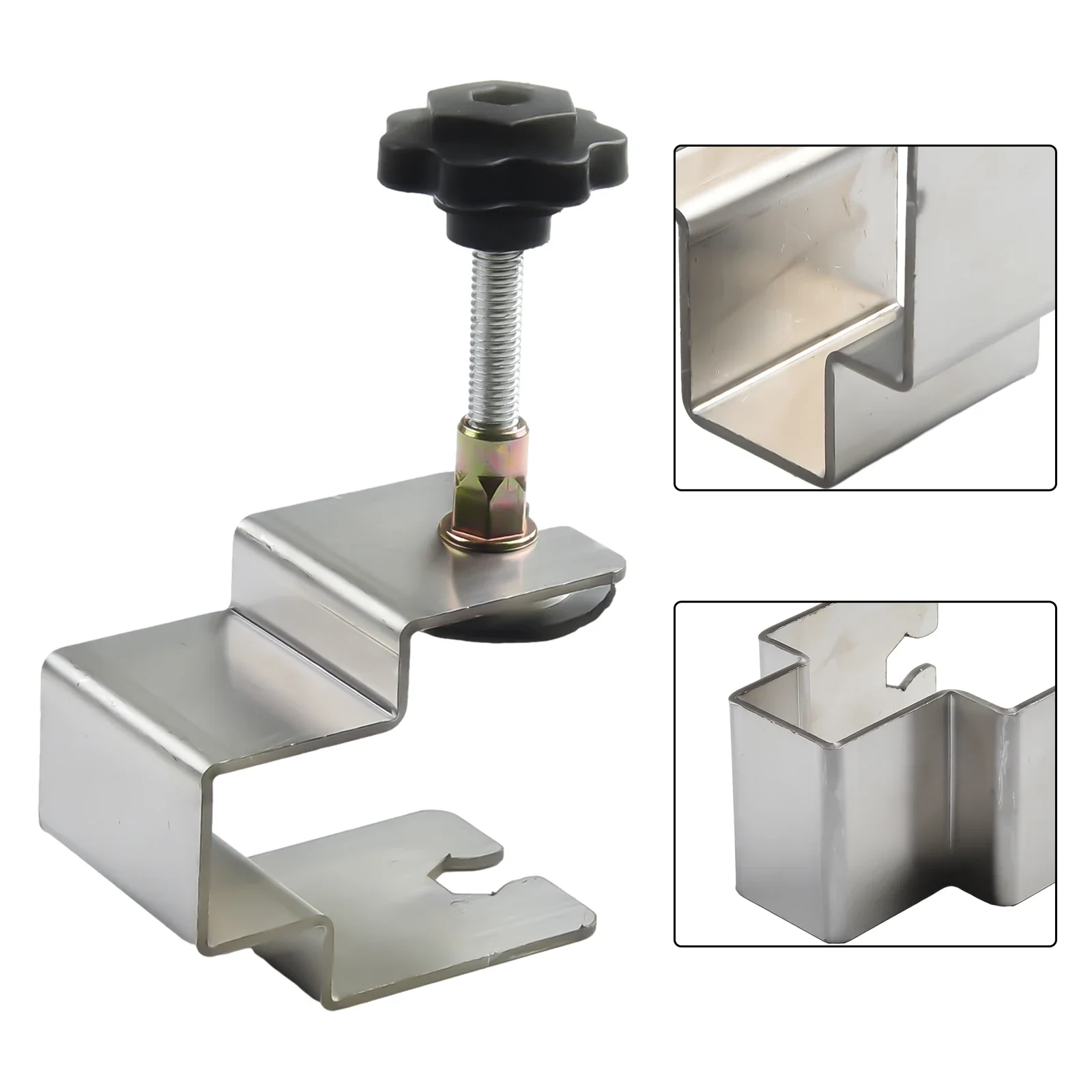 Cabinet Tool Woodworking Jig 1PCS Mounting Clamp Stainless Steel Drawer Fastening Clip Front Installation Clamps