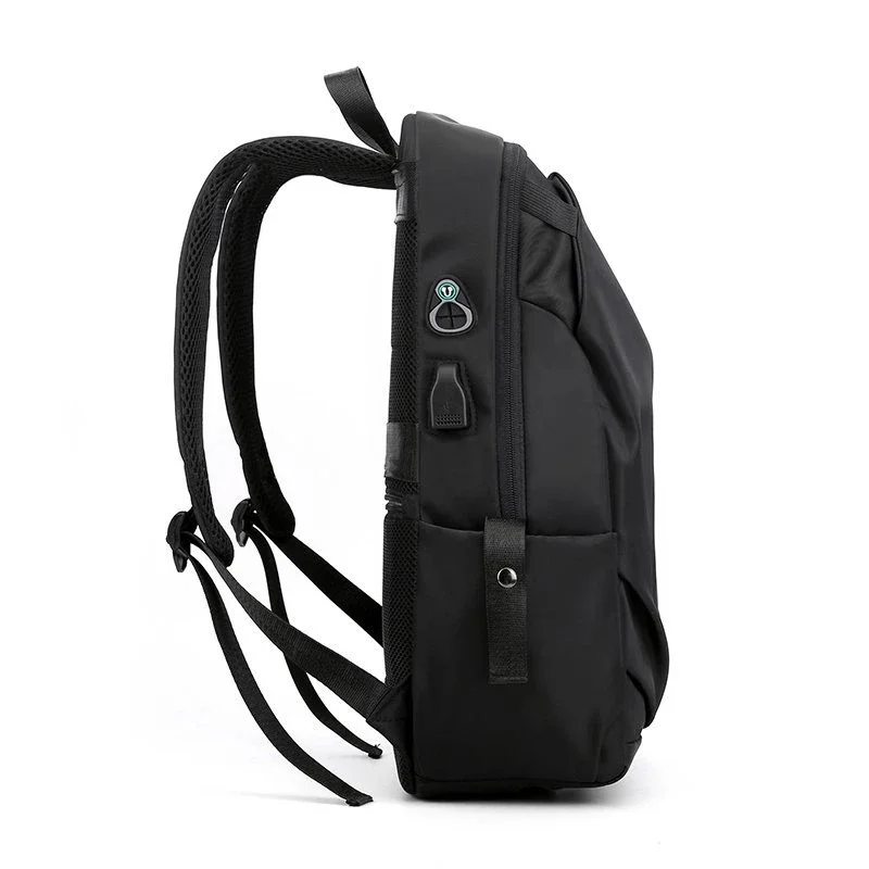 Men School Backpack Waterproof Nylon Backpacks USB Charging Laptop Backbags Large Capacity Rucksack for Books Outdoor Travel bag